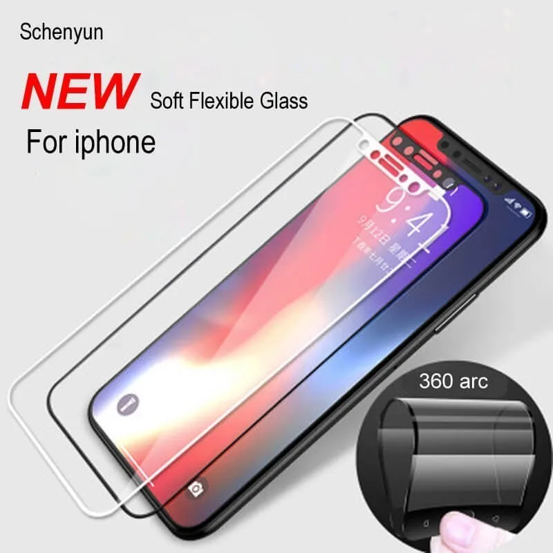 2 шт. Защитная пленка для экрана Iphone Xs Max 8 Plus 7X6 6s 2019 Новинка мягкое гибкое не