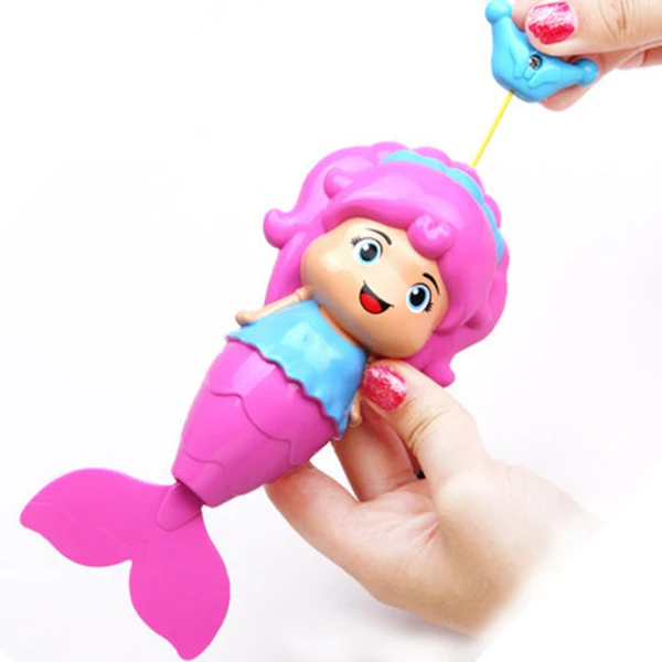 

Baby Bath Toy Mermaid Wind Up Floating Water Toy for Kids Toddlers Bath Tub YH-17