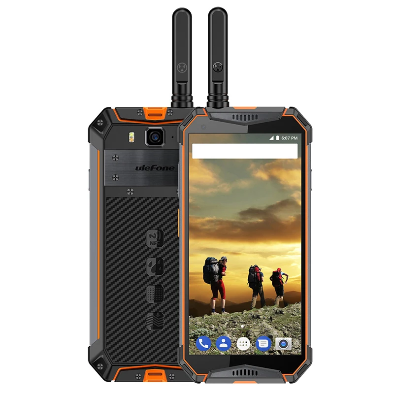 Смартфон Ulefone Armor 3T 4G 5 7 дюймов Android 8 1 четыре ядра 4 Гб ОЗУ 64 ПЗУ 21 МП задняя камера 10300 мАч мобильный