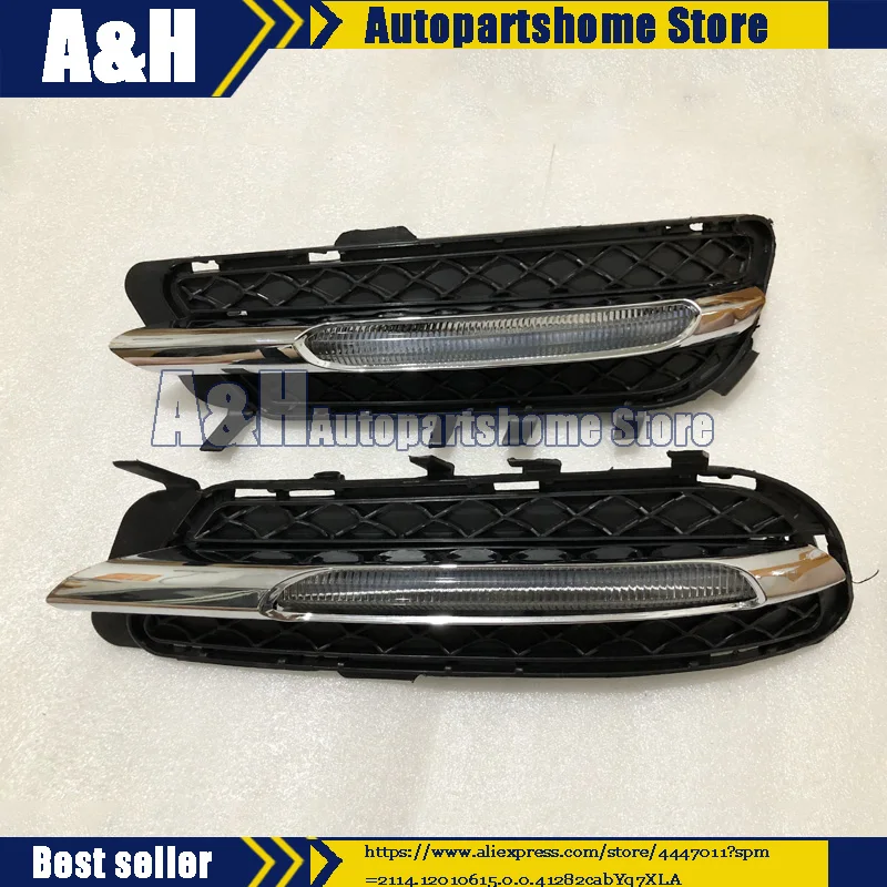 Противотуманная фара DRL для Mercedes Benz W212 E250 E300 E350 2009 2013 светодиодный светильник