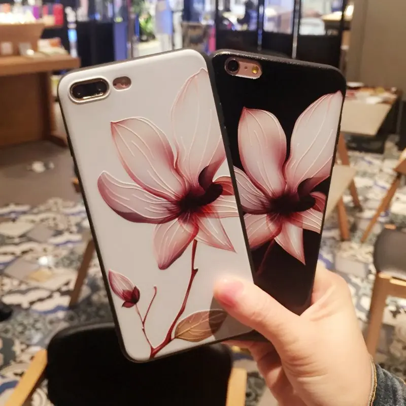 Матовый чехол для телефона iPhone 5 8 7 X 6 S 10 силиконовый мягкий из ТПУ iPhone8 на