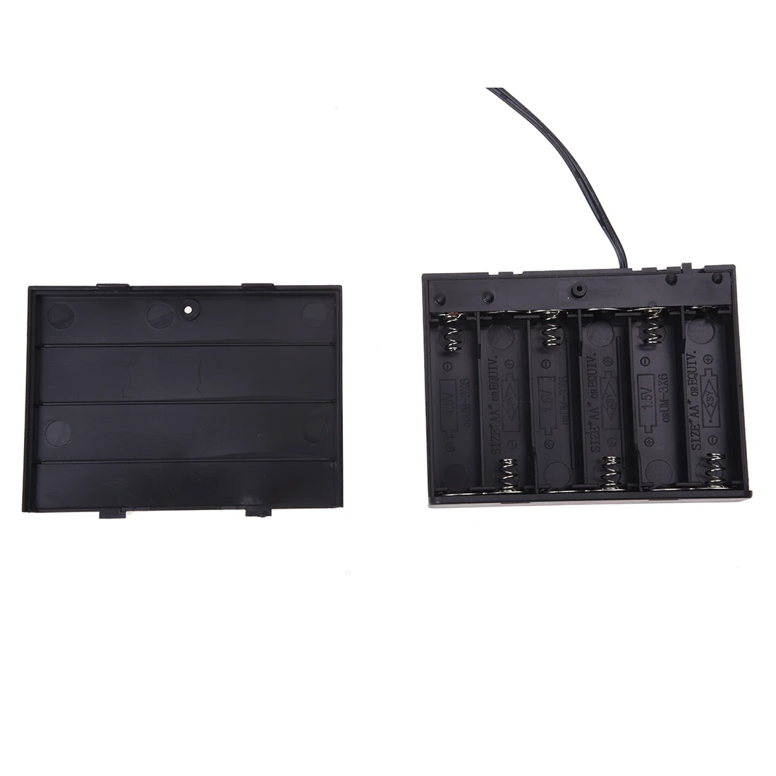 Полный-ВКЛ/ВЫКЛ батареи Holddr коробка w Крышка для 6x1 5 V AA |