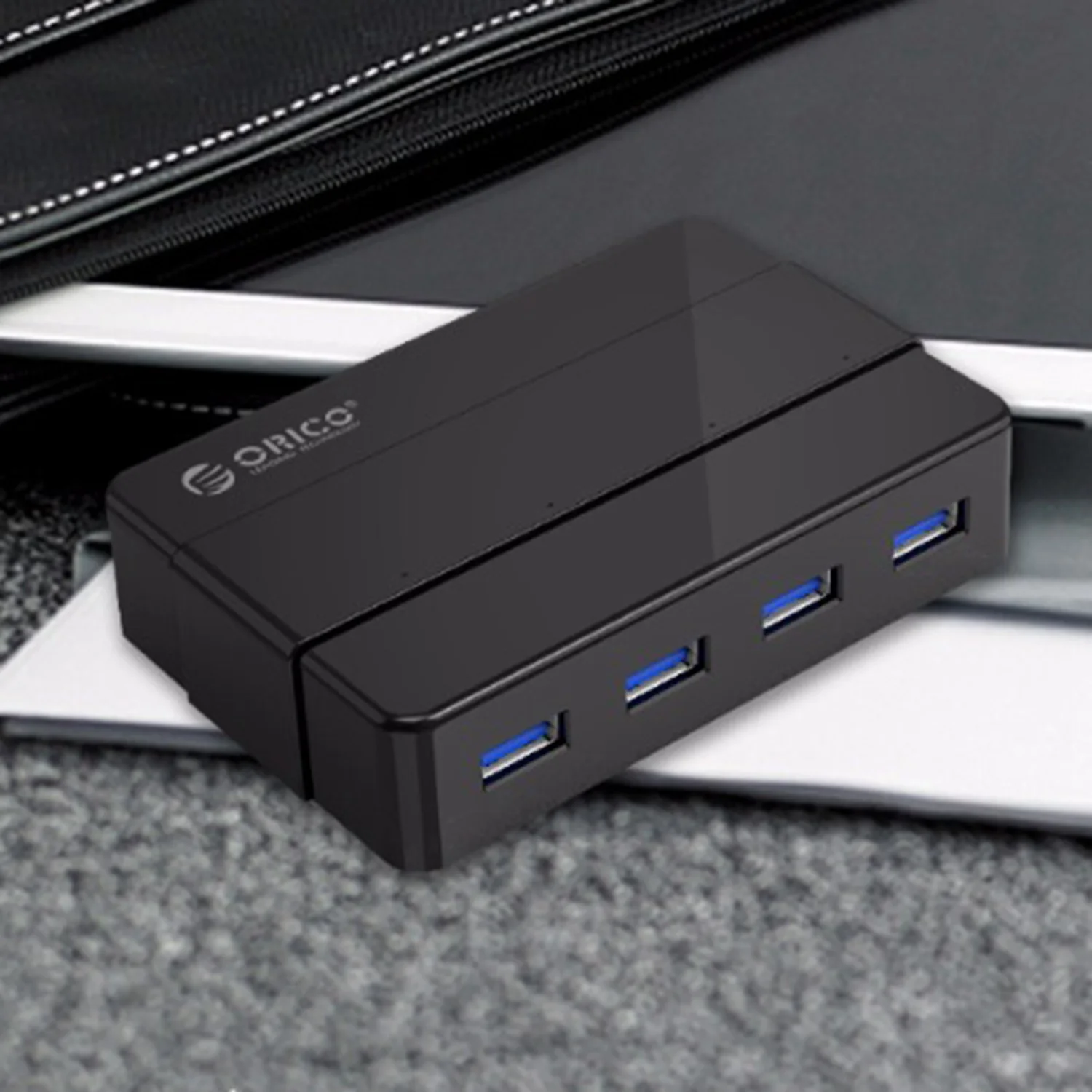 Orico 5 Гбит/с супер скорость 4 порта Usb 3 0 концентратор портативный 12 В 2A адаптер