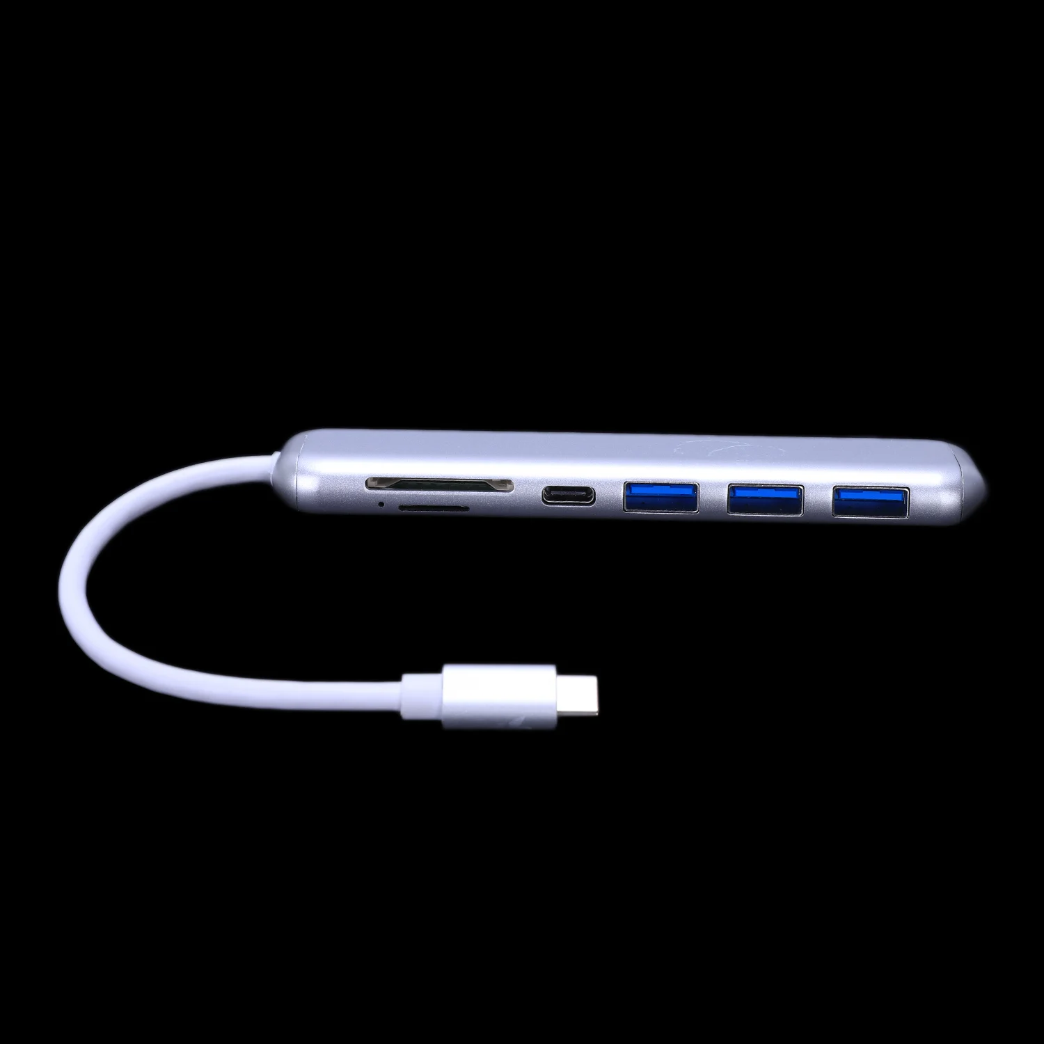 Портативный 7 в 1 Type C Usb 3 0 адаптер из алюминиевого сплава с Pd быстрым зарядным