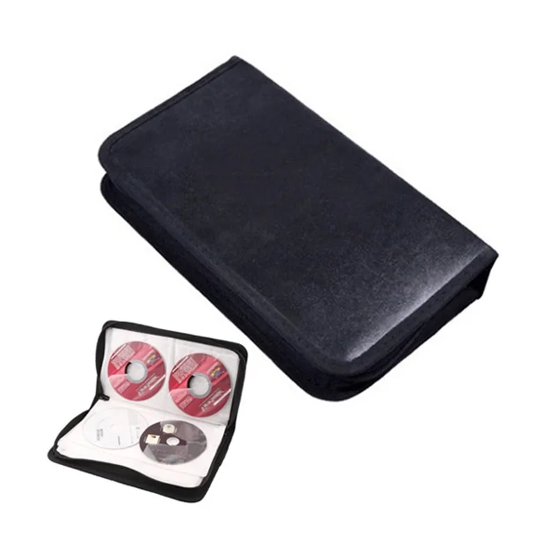 Новый 80 диск CD сумка высокого качества PU искусственная кожа Автомобильный VCD DVD