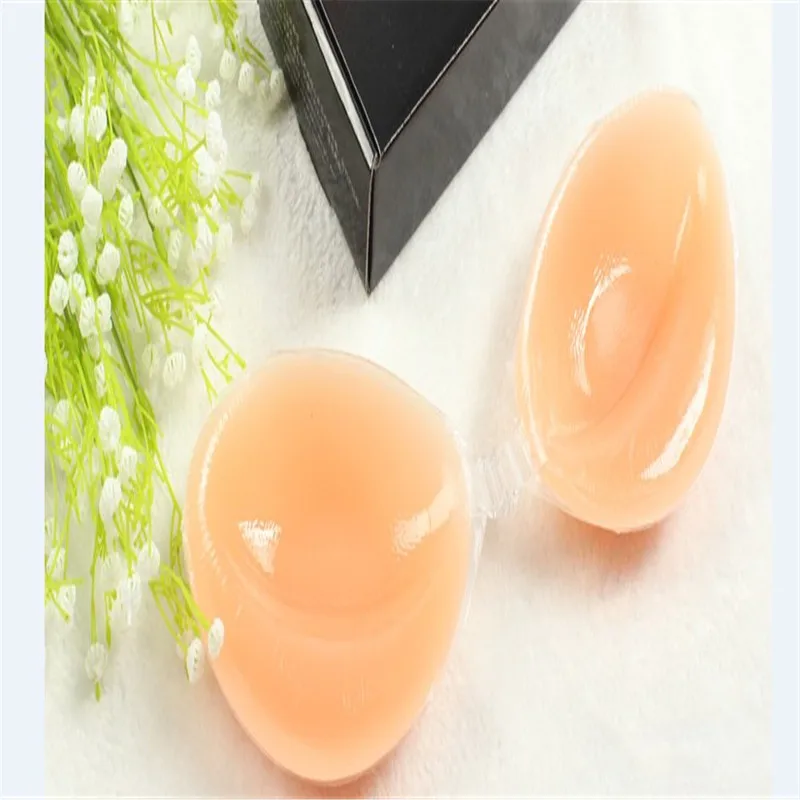 

100pcs/Invisible bra thickening 3CM 3d silicone breast paste super push V reusable self-adhesive bra without straps