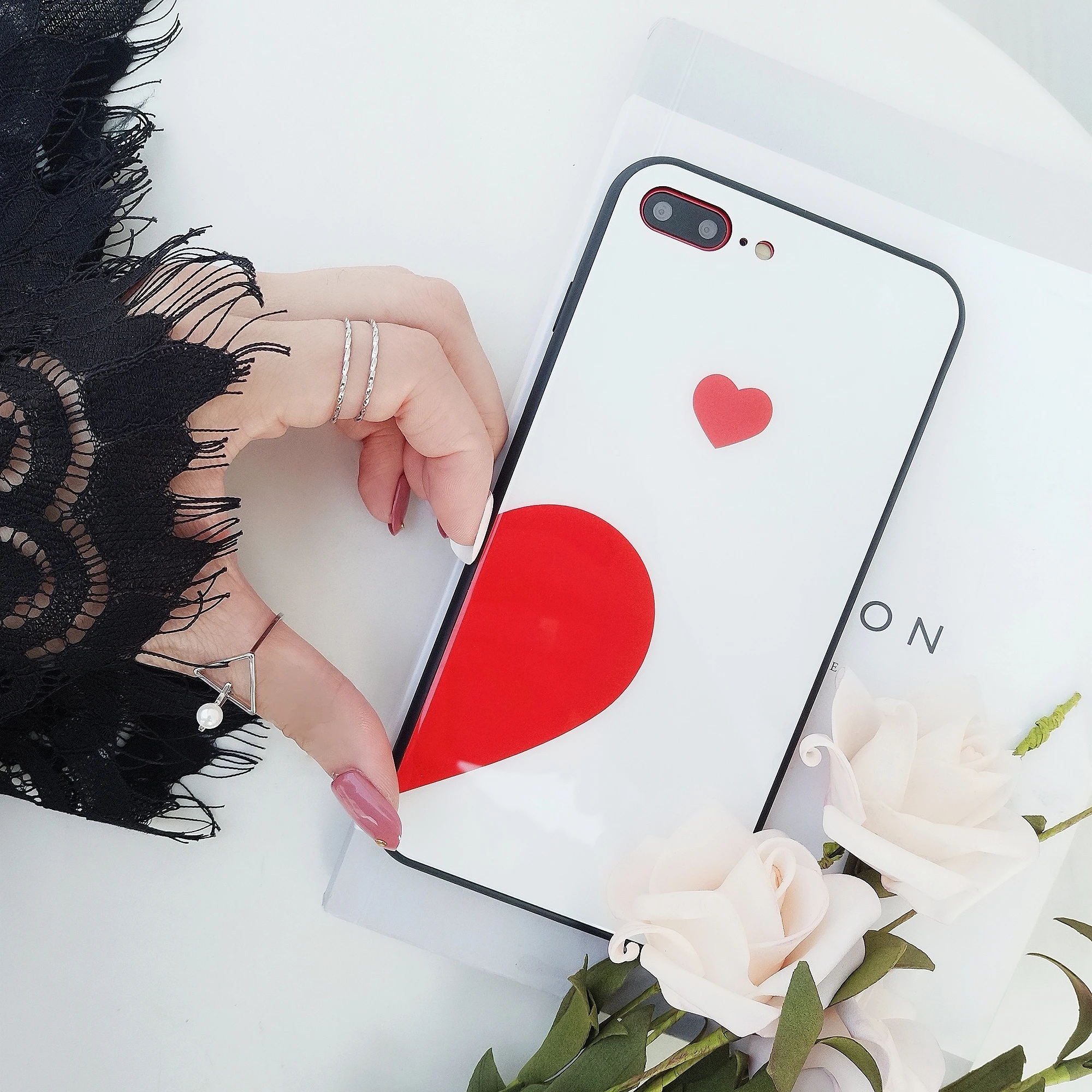 Бренд любителей мультфильмов пары телефонные чехлы для iphone XR XS Max чехол Глянцевая