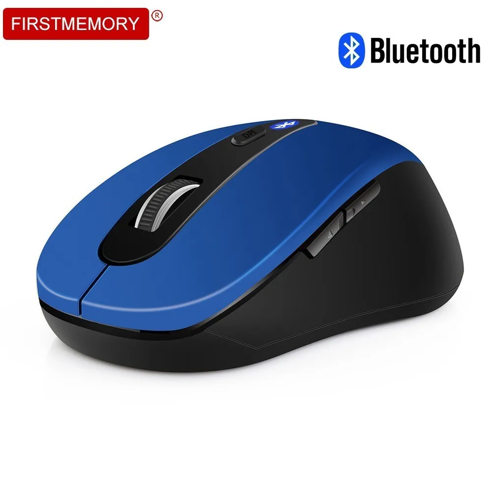 Bluetooth Беспроводной мышь 1600 Точек на дюйм регулируемое офисное оптическая с 6