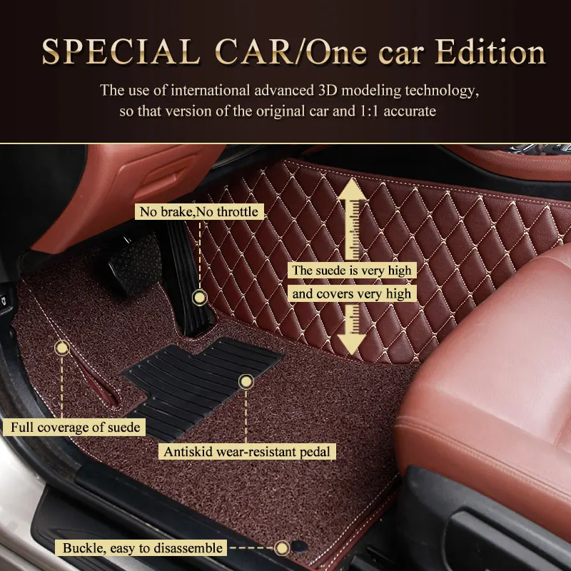 Кожаный чехол для заднего багажника подкладка груза поднос коврики KIA SPORTAGE CADENZA