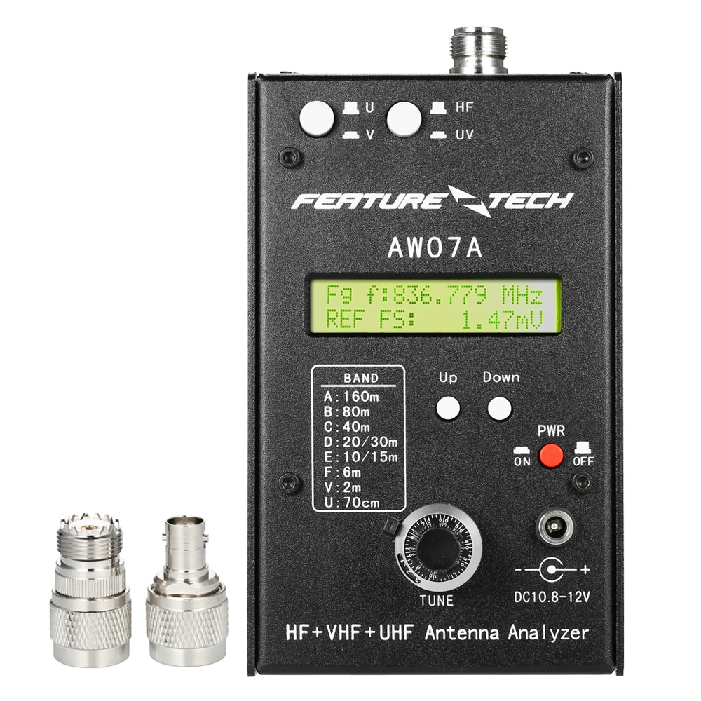 AW07A HF/VHF/UHF 160M импеданс SWR антенна анализатор Измеритель для любительского радио