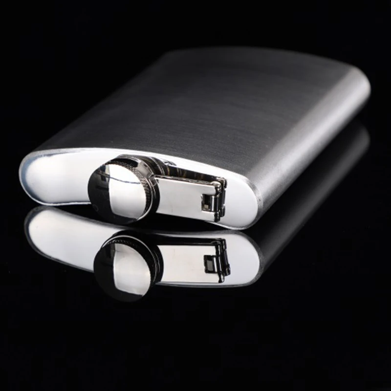 Портативная 8 унций фляжка из нержавеющей стали карманная посуда для напитков