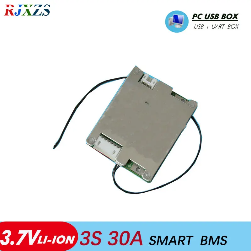 3S 11 1 V 30A active bms 2018 Новый Li-Ion smart pcm с UART соответствие wi-Fi программное обеспечение (PC)