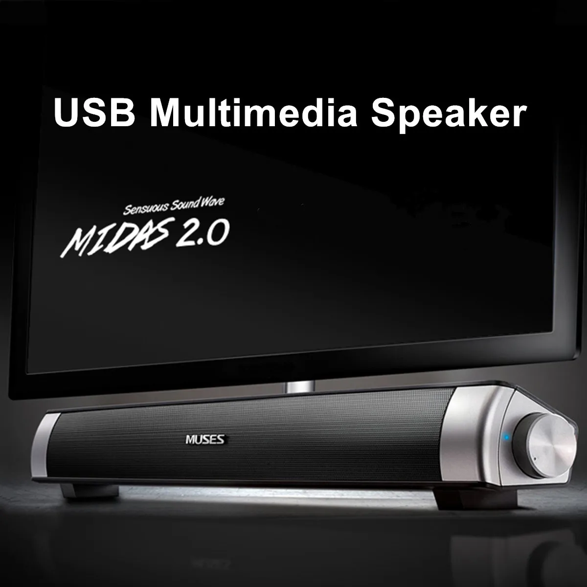 Портативная bluetooth колонка MIDAS 2 0 6 Вт беспроводные динамики Soundbar s USB AUX усилитель Hi