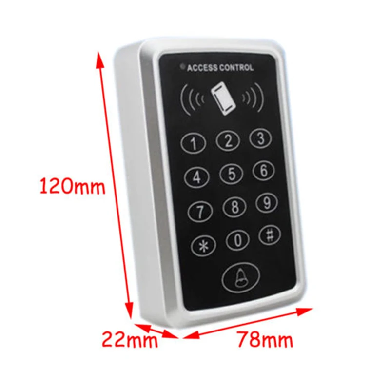 RFID электрическая кнопочная панель для двери замок контроля доступа ID карта