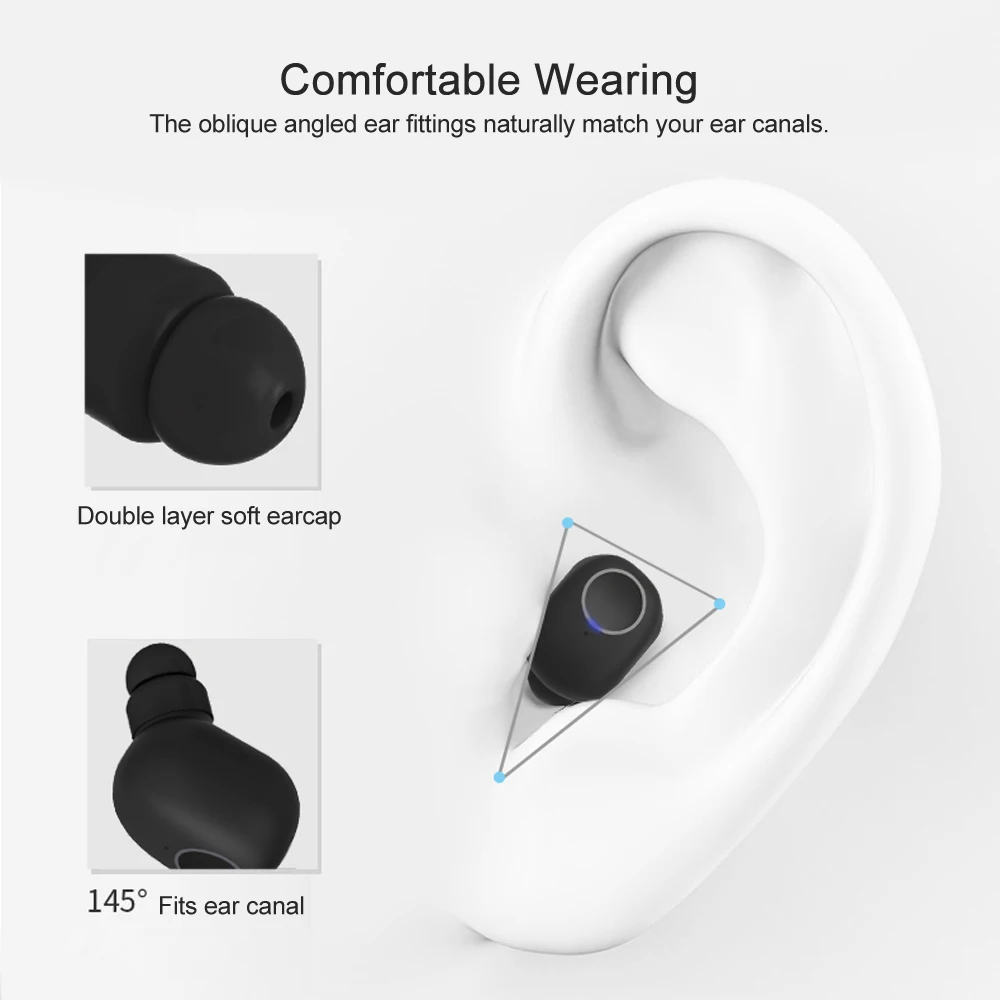 Q1 TWS наушники IPX4 водонепроницаемые Bluetooth 5 0 настоящие беспроводные музыкальные