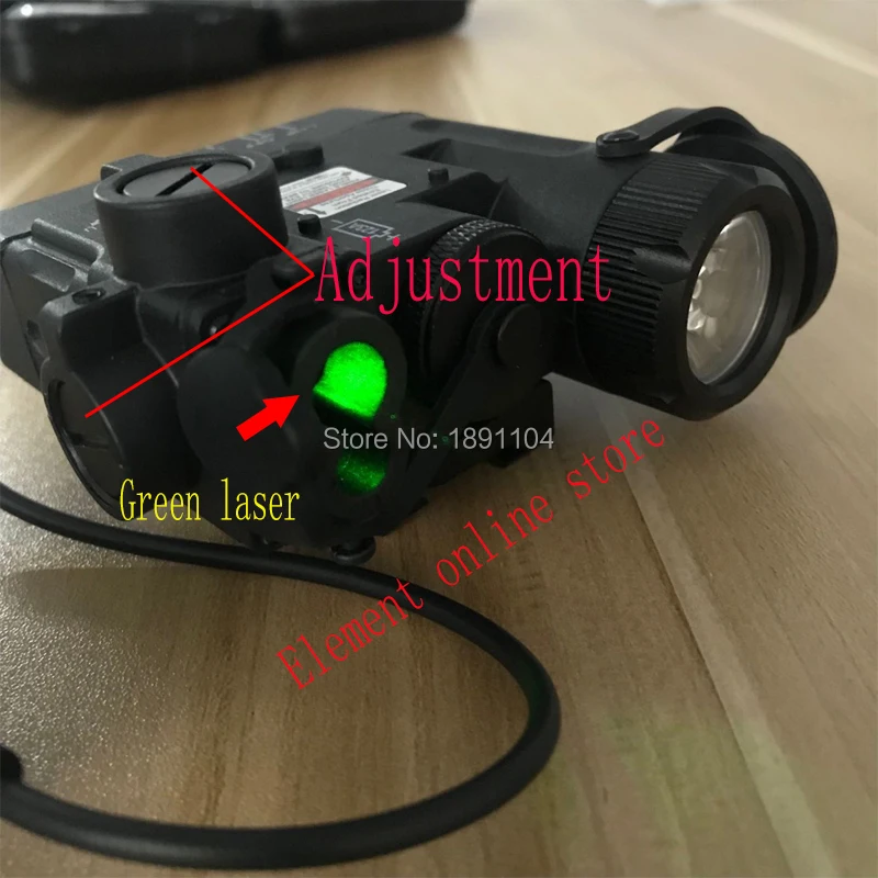 Тактический фонарь Element зеленый ИК лазер и светодиодный для мигания светильник