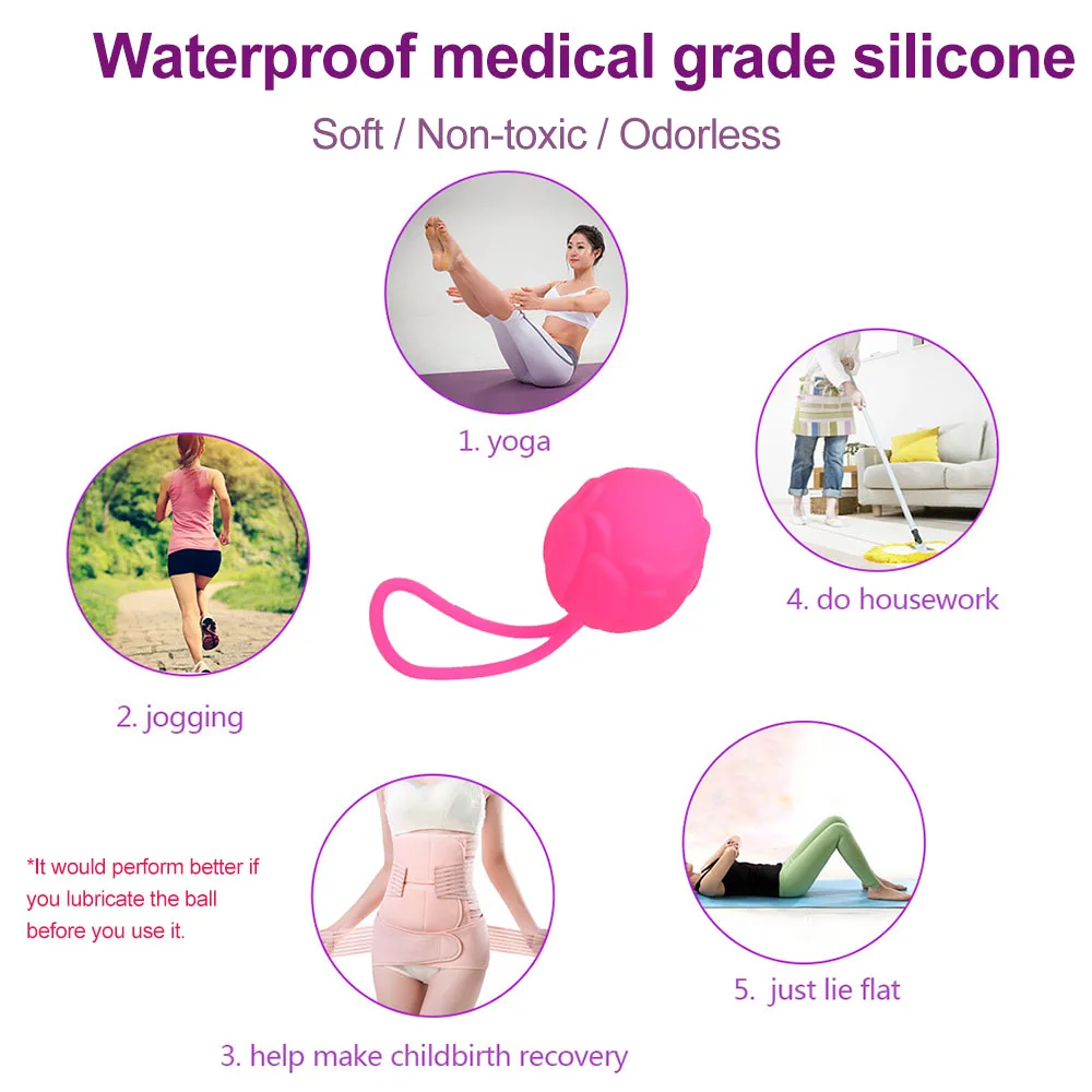 Вагинальный шарик Кегеля 1 шт. силиконовый вибратор для укрепления влагалища
