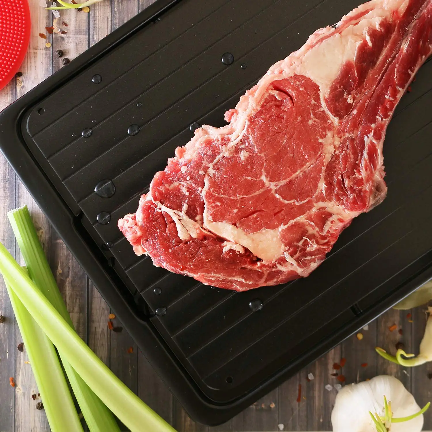 Антизамерзающий поднос тарелка для замороженных продуктов разморозки быстрое