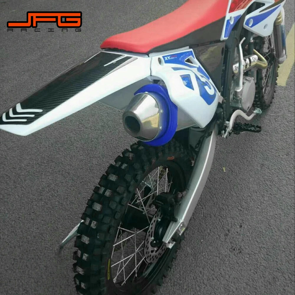 

Universal Motorcycle Accessories Exhaust Protector Cover Guard Anti-hot For KAWASAKI KX250 KX500 XK250F XK450F KLX450R KXF KX