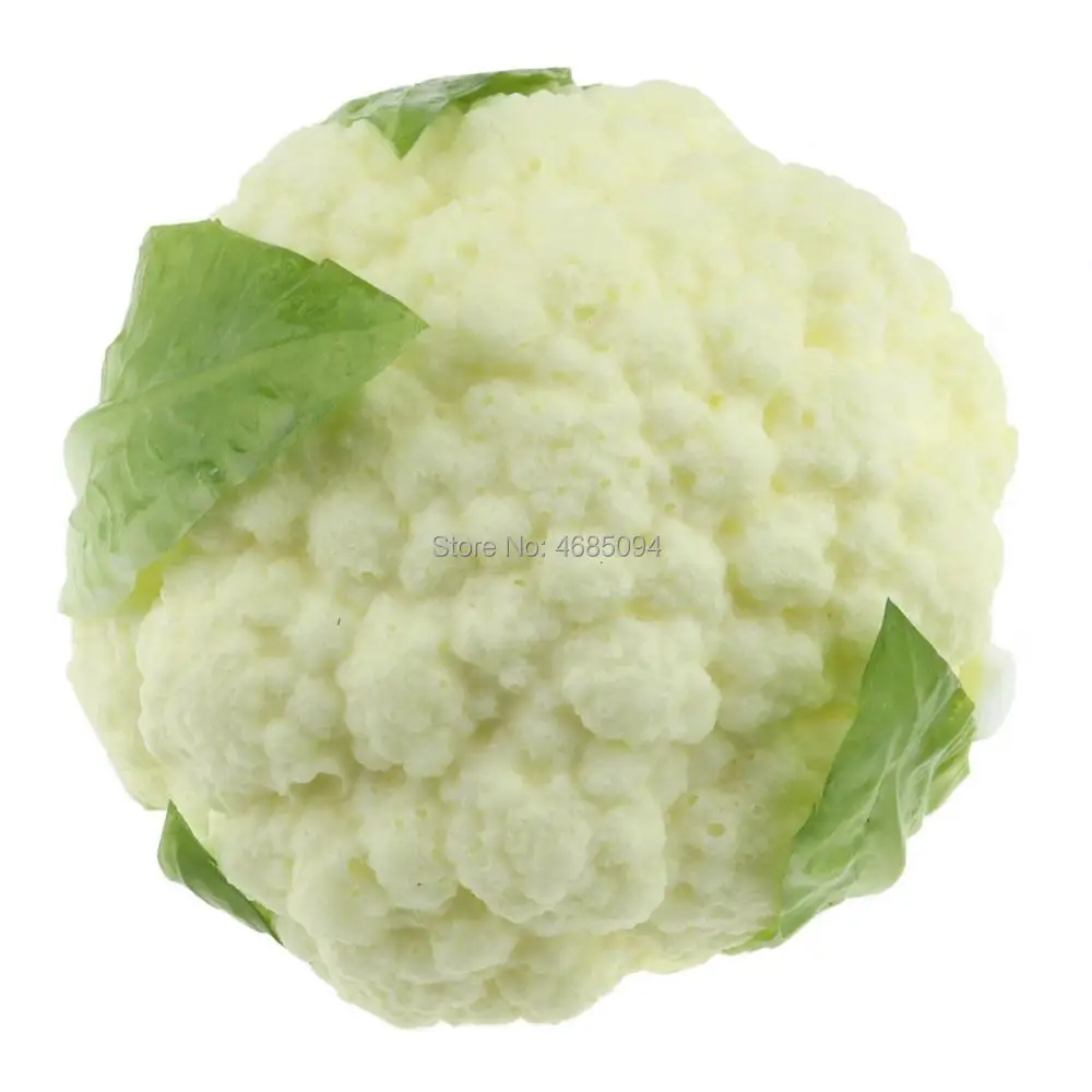 

Gresorth искусственная ложная брокколи украшение искусственный растительный Дом Кухня играть еда игрушка фотография Реквизит-белый