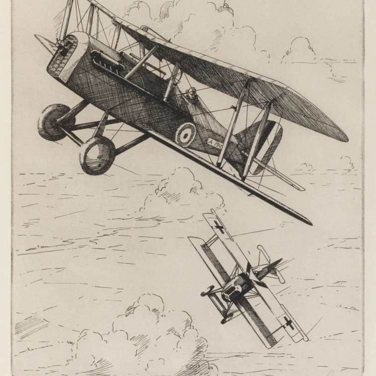 S. E.5A биплан плакат печать Мэри Эванс Picture Library (24X36)|Таблички и знаки| |