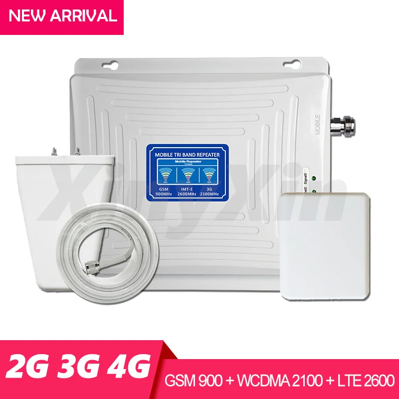 Усилитель сотового сигнала 2G 3G 4G GSM усилитель мобильного телефона 900 2100 2600 LTE FDD