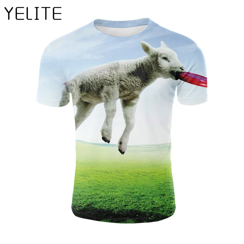 YELITE 2019 прыжки трава китайский мем "Mud Horse" 3D принт Животные забавные с принтом