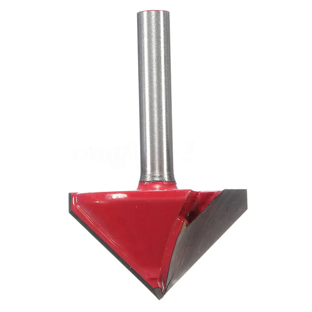 HLZS CNC гравировка V Groove Bit 3D Bits роутер резьба резак инструмент 90 градусов 6 мм x 22