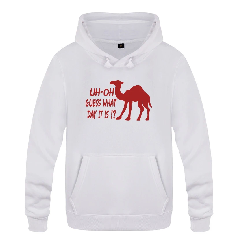 UH Oh догадаться какой день это Camel Hump дневные толстовки мужские 2018 пуловер свитшот