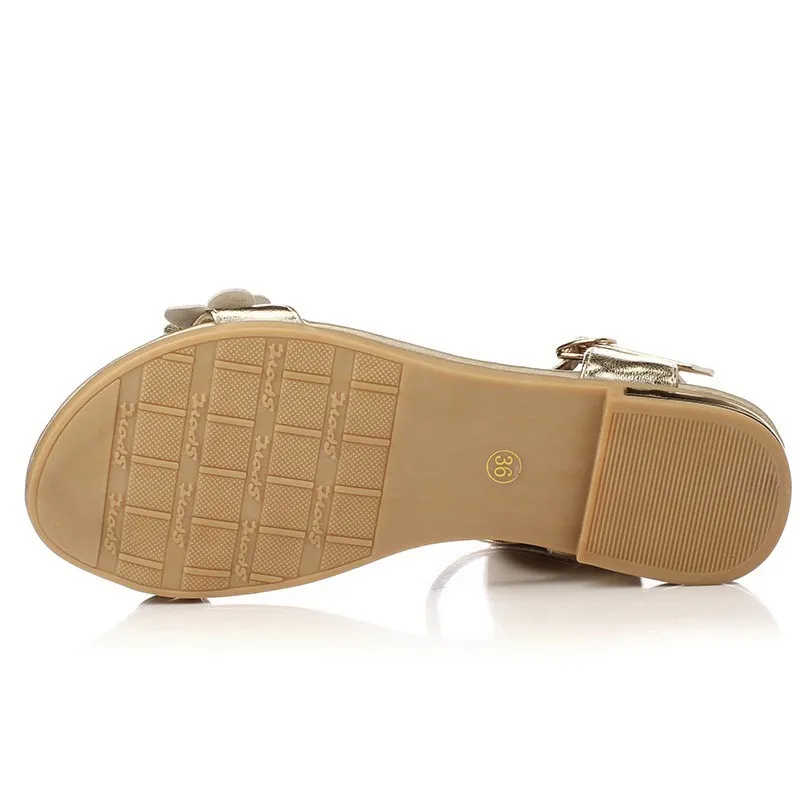 Женские сандалии на плоской подошве Новое поступление женская летняя