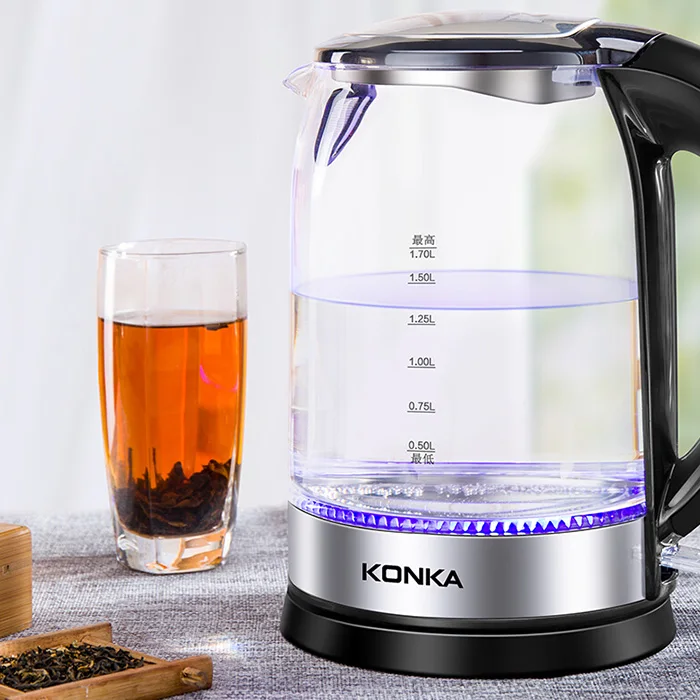 KONKA KEK 15DG1720 1.7L чайники из нержавеющей стали автоматическое отключение