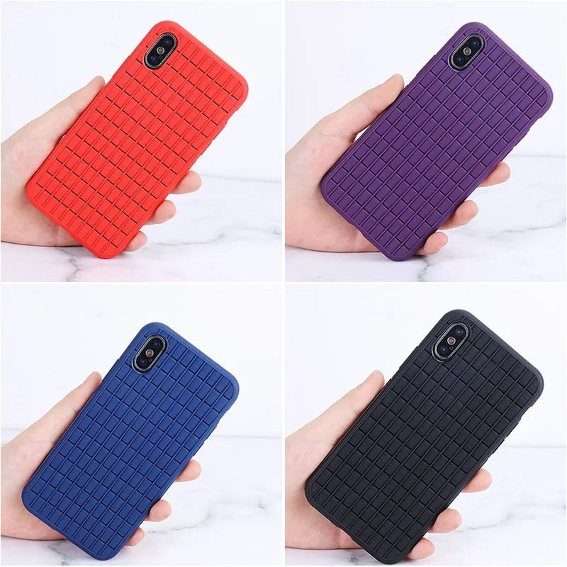 Силиконовый мягкий защитный чехол из ТПУ для Apple X iPhone XR XS Max ударопрочный дышащий