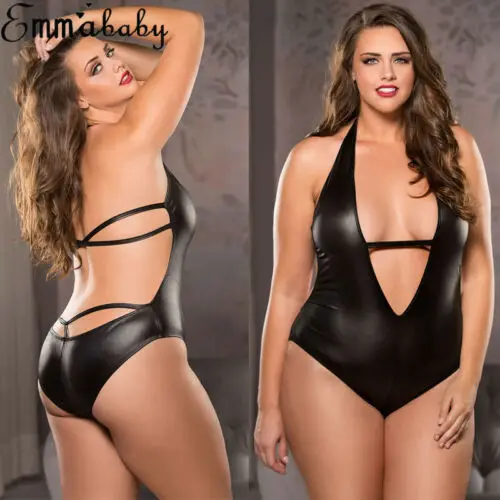 Женское черное сексуальное нижнее белье большого размера S-XXL | Тематическая