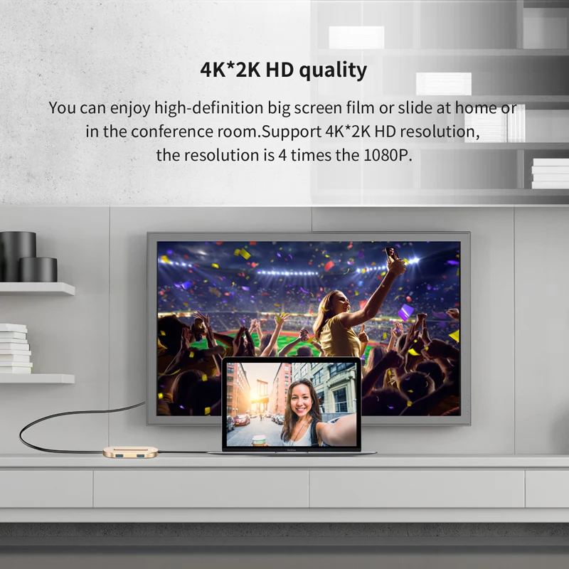 Baseus TYPE C концентратор Интерфейс расширитель для 3 1 до * USB 0 + HDMI