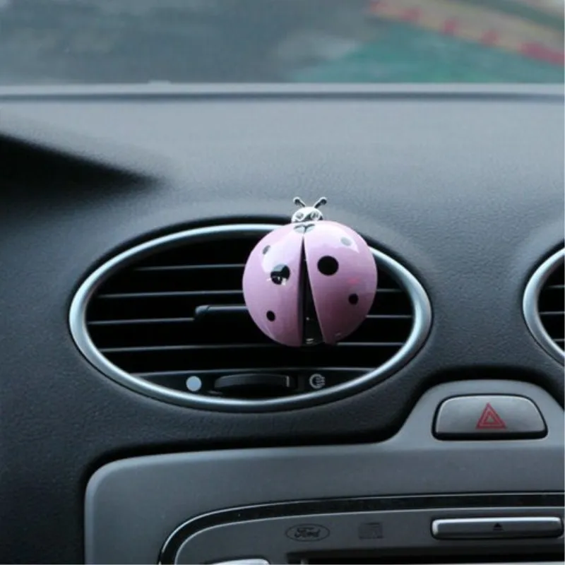 2 шт. автомобильный освежитель воздуха в форме божьей коровки|Освежитель воздуха|
