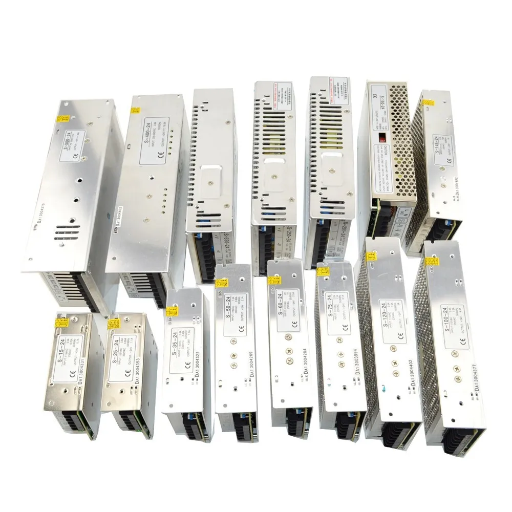 

Switching Power Supply 24v 12v AC DC 15-500W Professional Industrial Power Economical Single Output For LED Strip Light