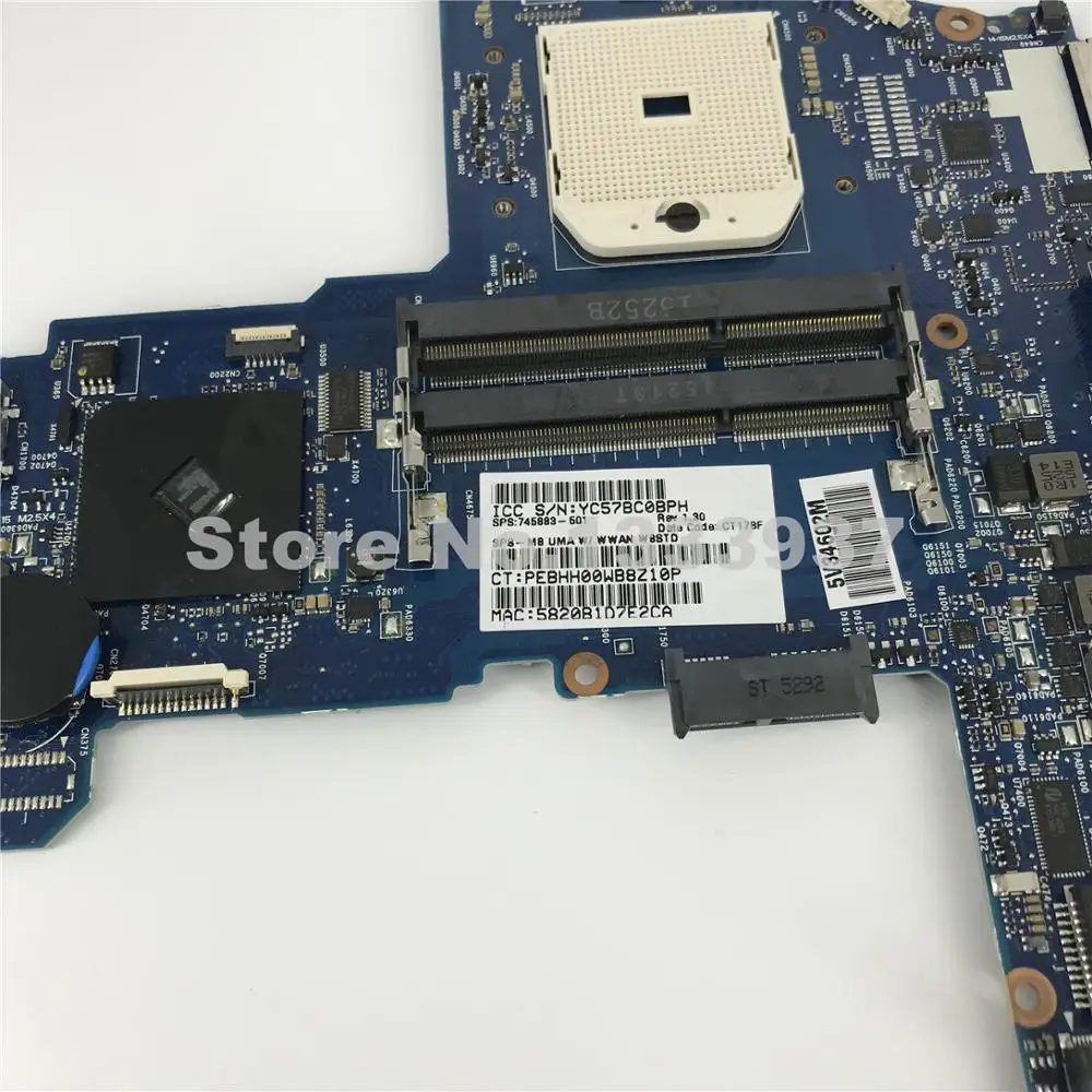 Материнская плата для ноутбука HP ProBook 655 G1 645 645-G1 745883-501 745883-001 | Компьютеры и офис