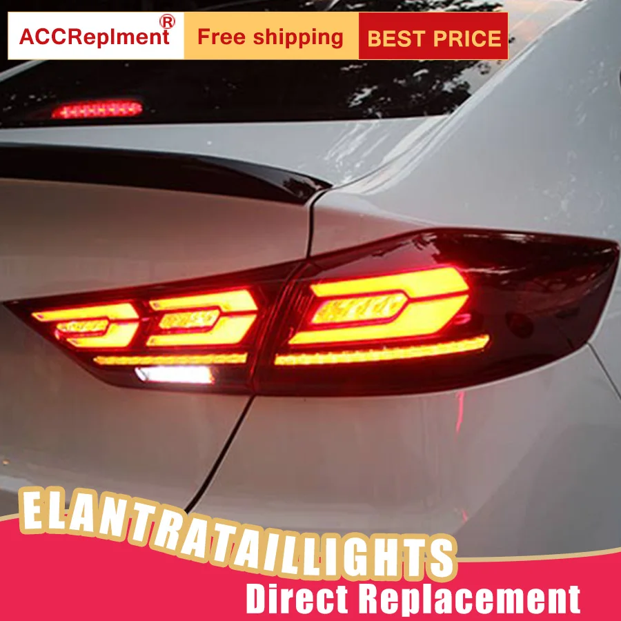 Новый светодиодный фонарь светильник s в сборе для Hyundai Elantra 2017-2018 задний