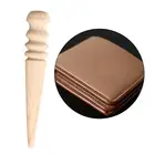 Полировальная палочка для кожи, 1 шт., 15 см, ремесленный круглый дюйма, деревянная кромка, разные размеры, ручной инструмент для работы с кожей