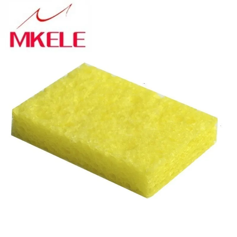 

Yellow Hot New Arrival 50pcs/Set High Temperature Enduring Square Shape Electric Welding Soldering Iron Cleaning Sponge