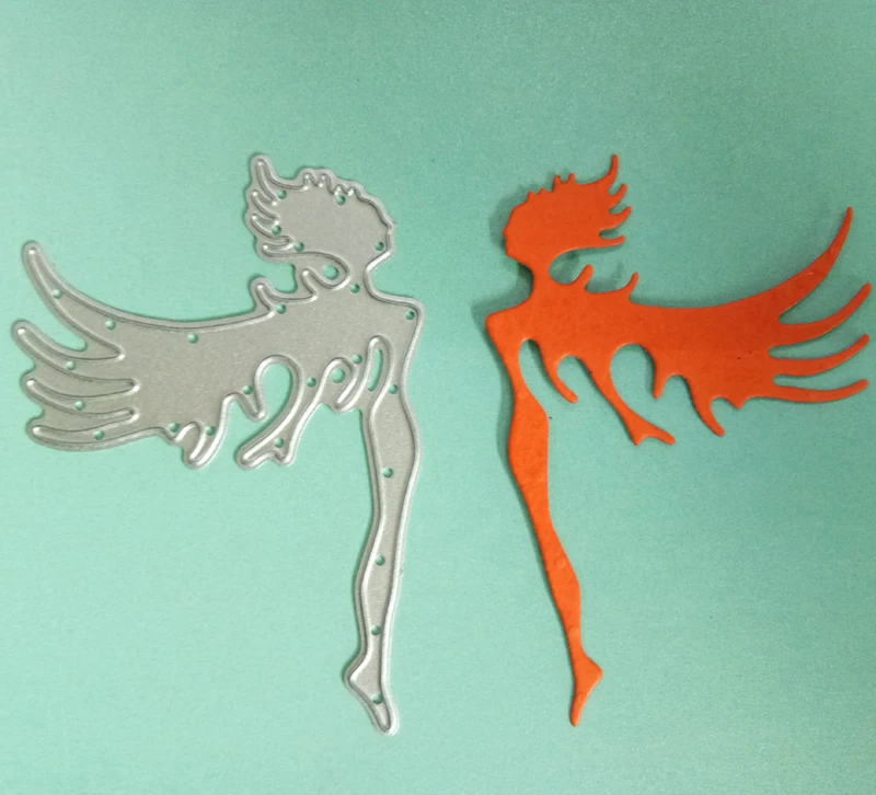 Металлические режущие штампы для девочек с изображением крыльев Супермена