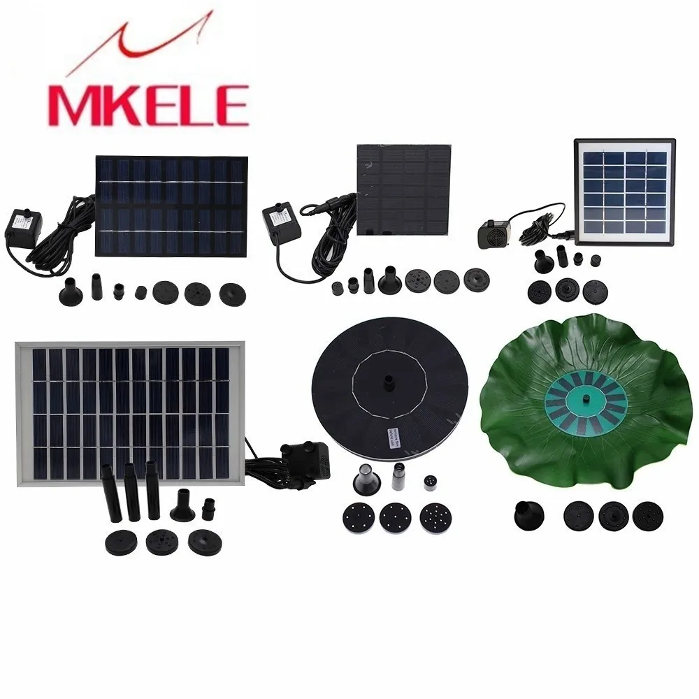 Hot Sale Small Solar Fountain Pump Yard Garden Landscape Pond Fish Water Cycle Many Style Free | Обустройство дома