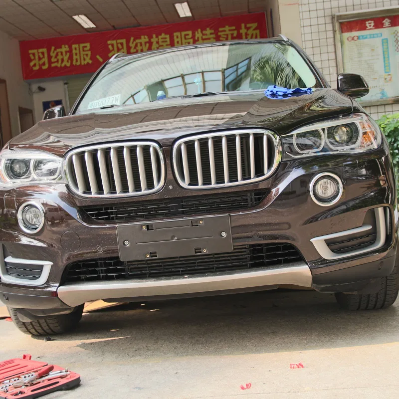 Для BMW X5 F15 2014 2017 ABS Хромированная передняя противотуманная фара декоративная