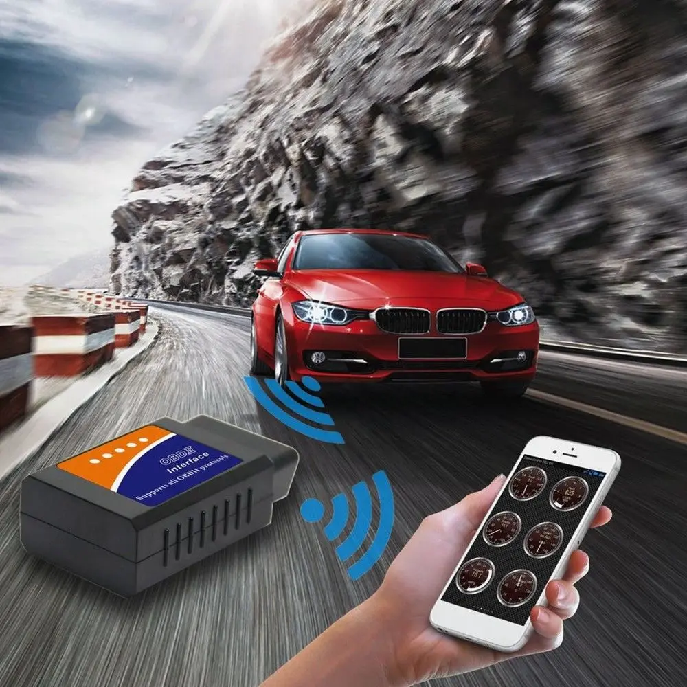V03H2-1 Vehicle Car Auto Fault Diagnostic Scanner Tool OBDII Bluetooth Interface Code Readers | Автомобили и мотоциклы