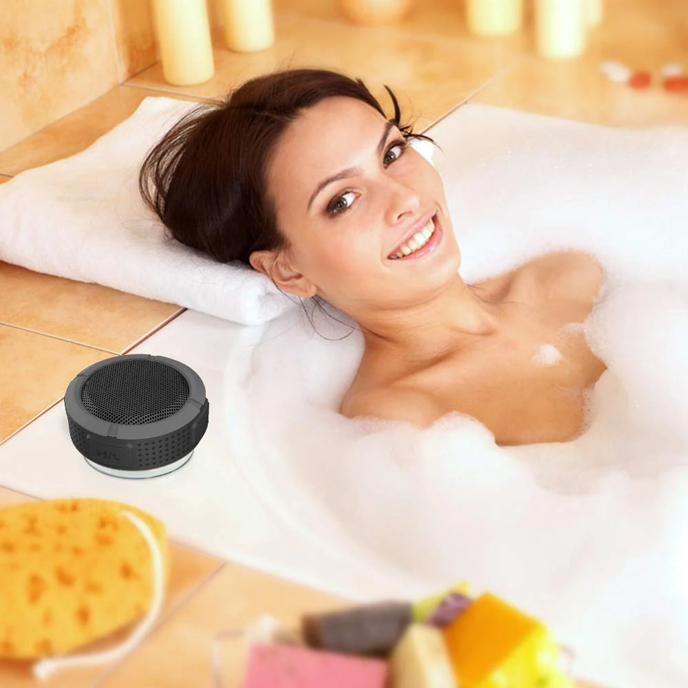 Горячая TTKK Hands-Free Душ динамик Bluetooth водонепроницаемый беспроводной с 5 Вт драйвер