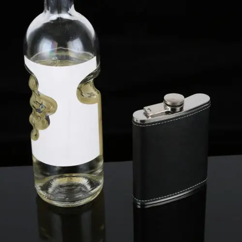 Бесплатная доставка 9oz Нержавеющая сталь карманная тазобедренная колба