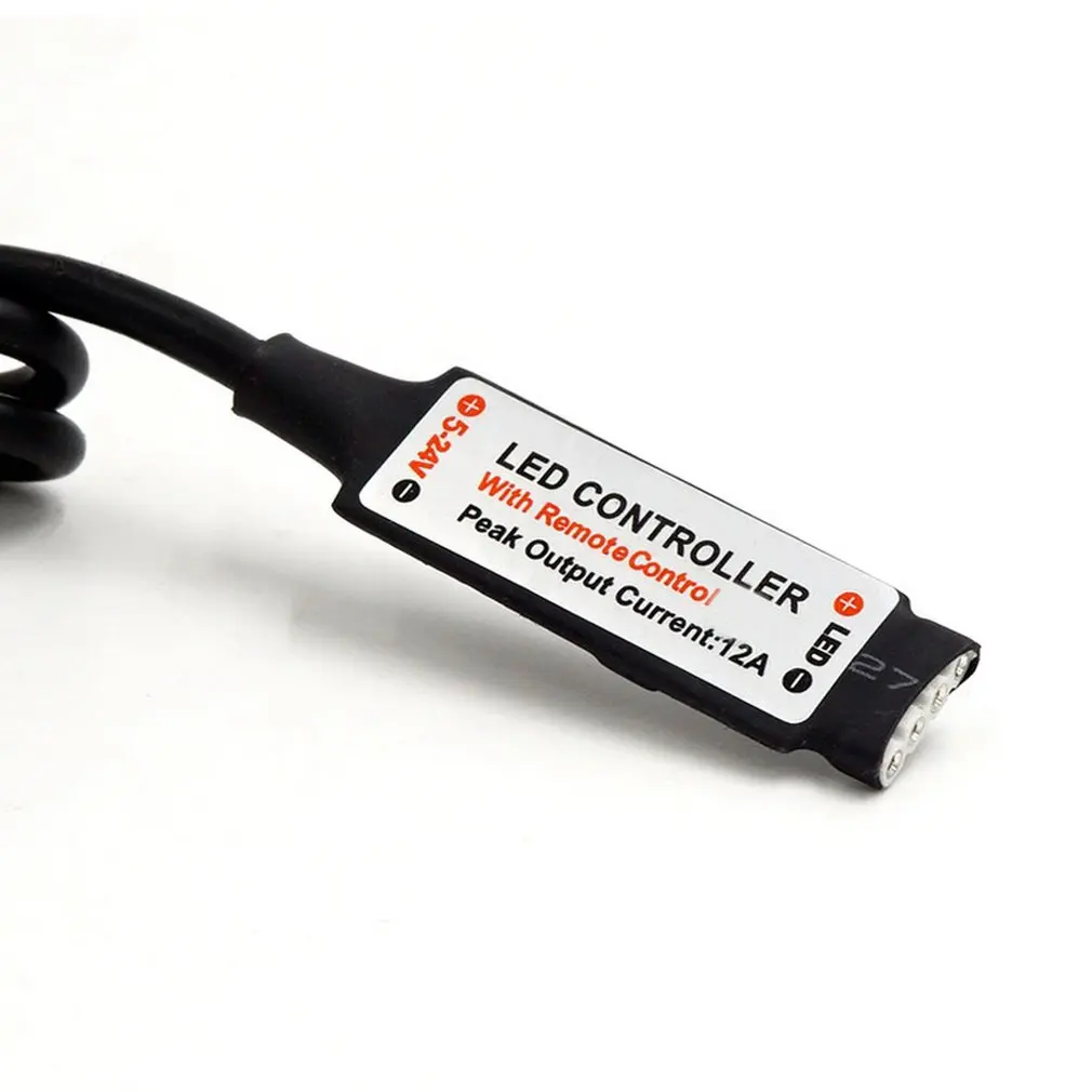 Dc 5v Mini Ir 24 Key Rgb пульт дистанционного управления для светодиодной ленты Usb