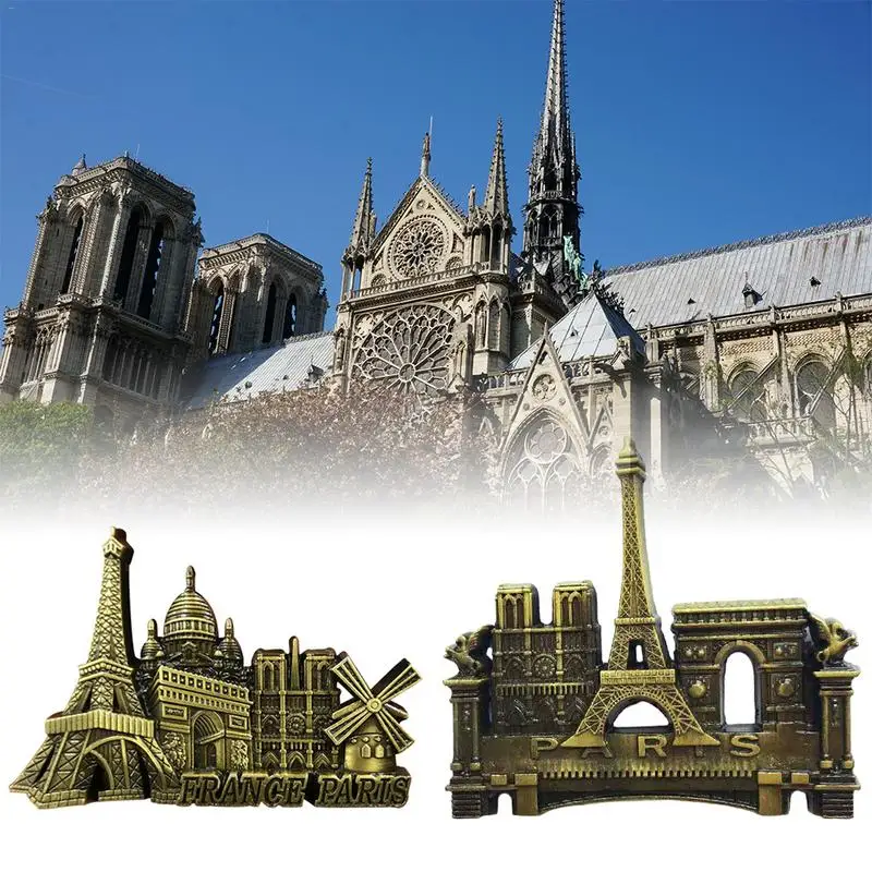 3D магнит на холодильник производство Китай Notre Dame De Paris для путешествий по миру