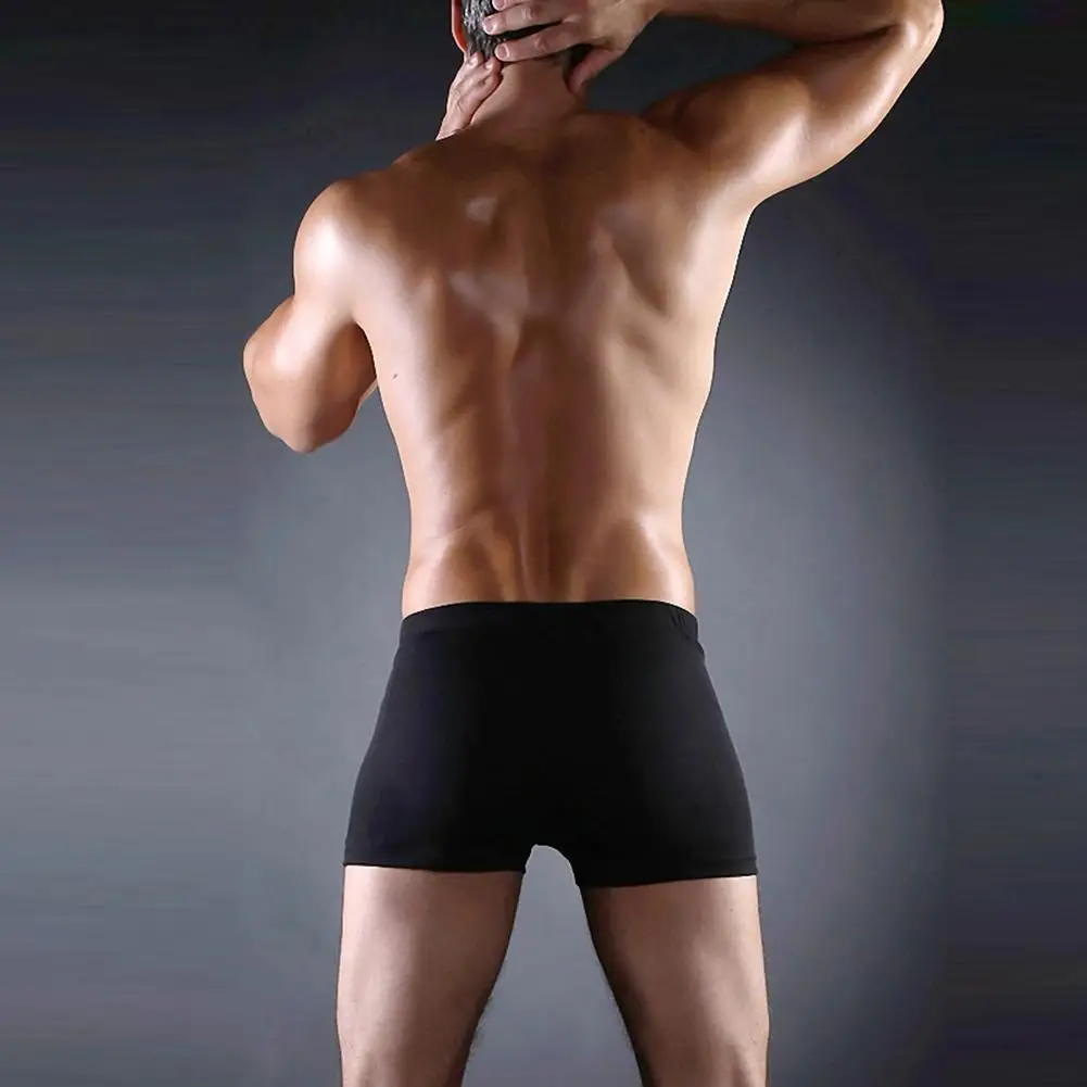 Mounchain Mens Swim Briefs New Swimwear Swimming Trunks High Elastic Beach Shorts Swimsuit Surf Soft Solid Color Slim Pants | Спорт и