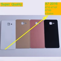 10pcslot for samsung galaxy a7 2016 a710 a710f a7100 housing battery cover back cover case rear door chassis a7 2016 shell
